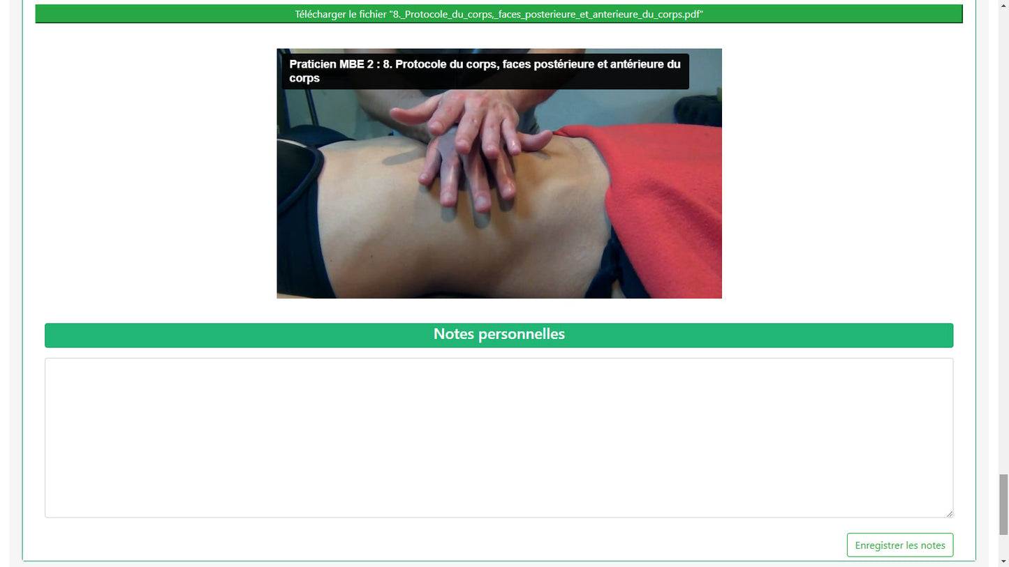 Pack E-Learning : 2 formations "Praticien Niveaux 1 + 2 en Massages Bien-Être"