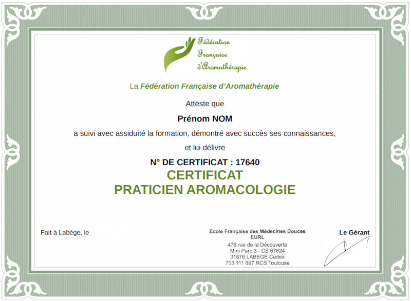 Praticien Aromacologie