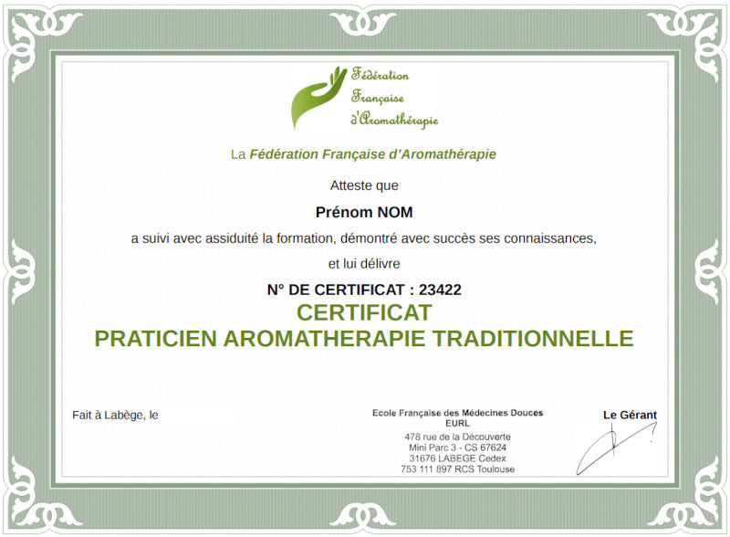 Pack E-Learning : 2 formations "Praticien + Maître-Praticien en Aromathérapie Traditionnelle"