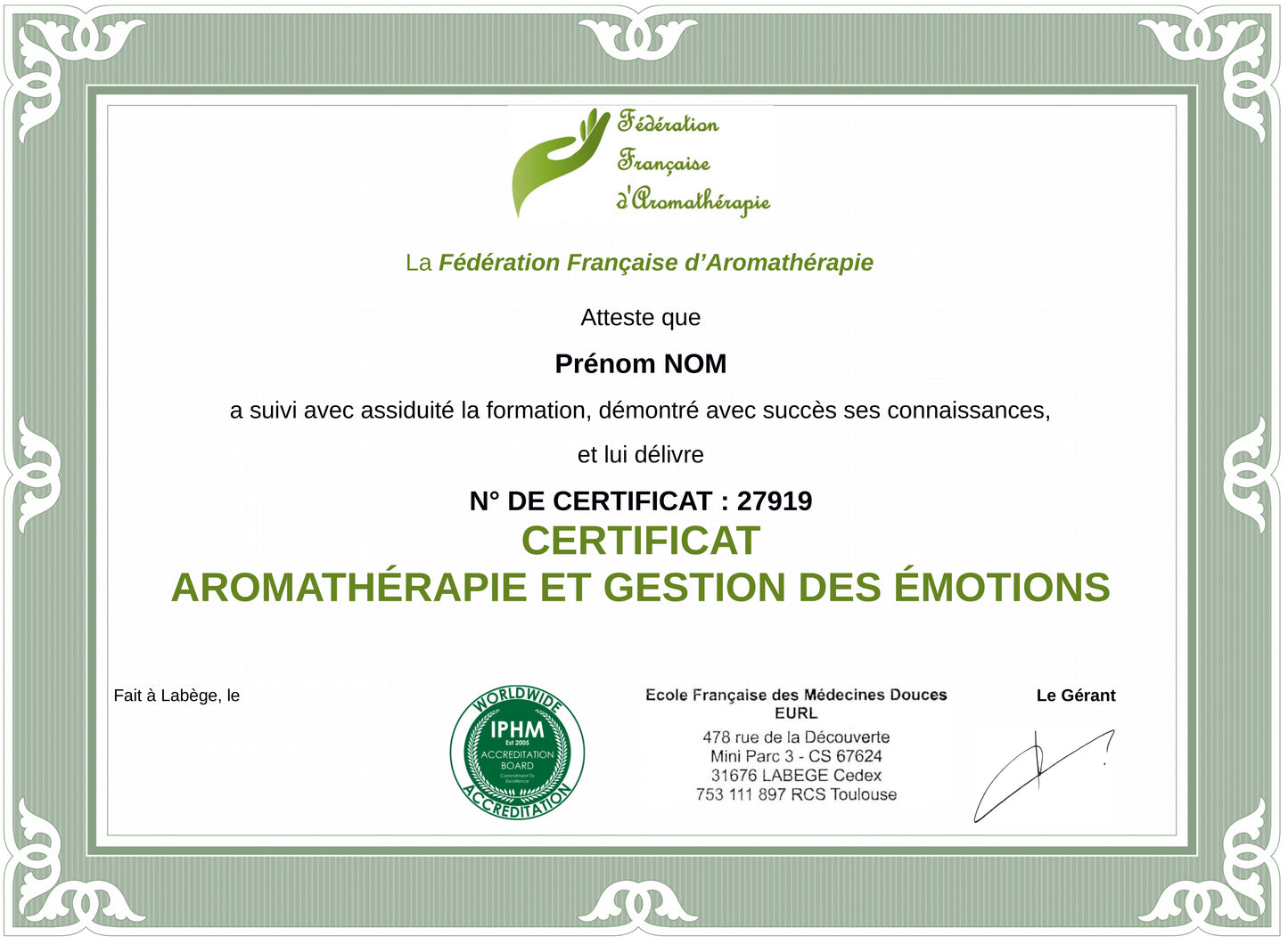Mini-formation Aromathérapie et Gestion des Émotions