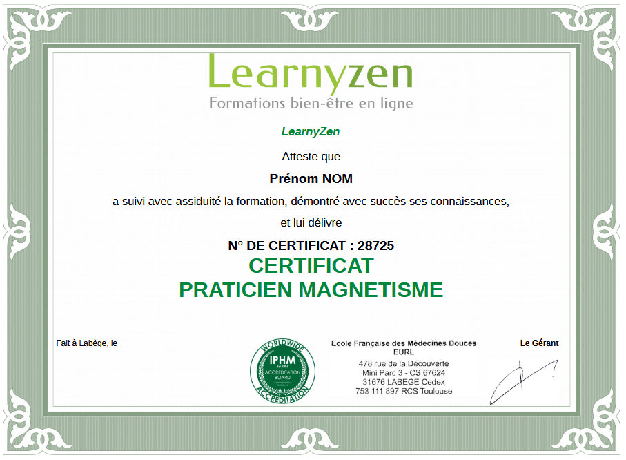 Praticien Magnétisme
