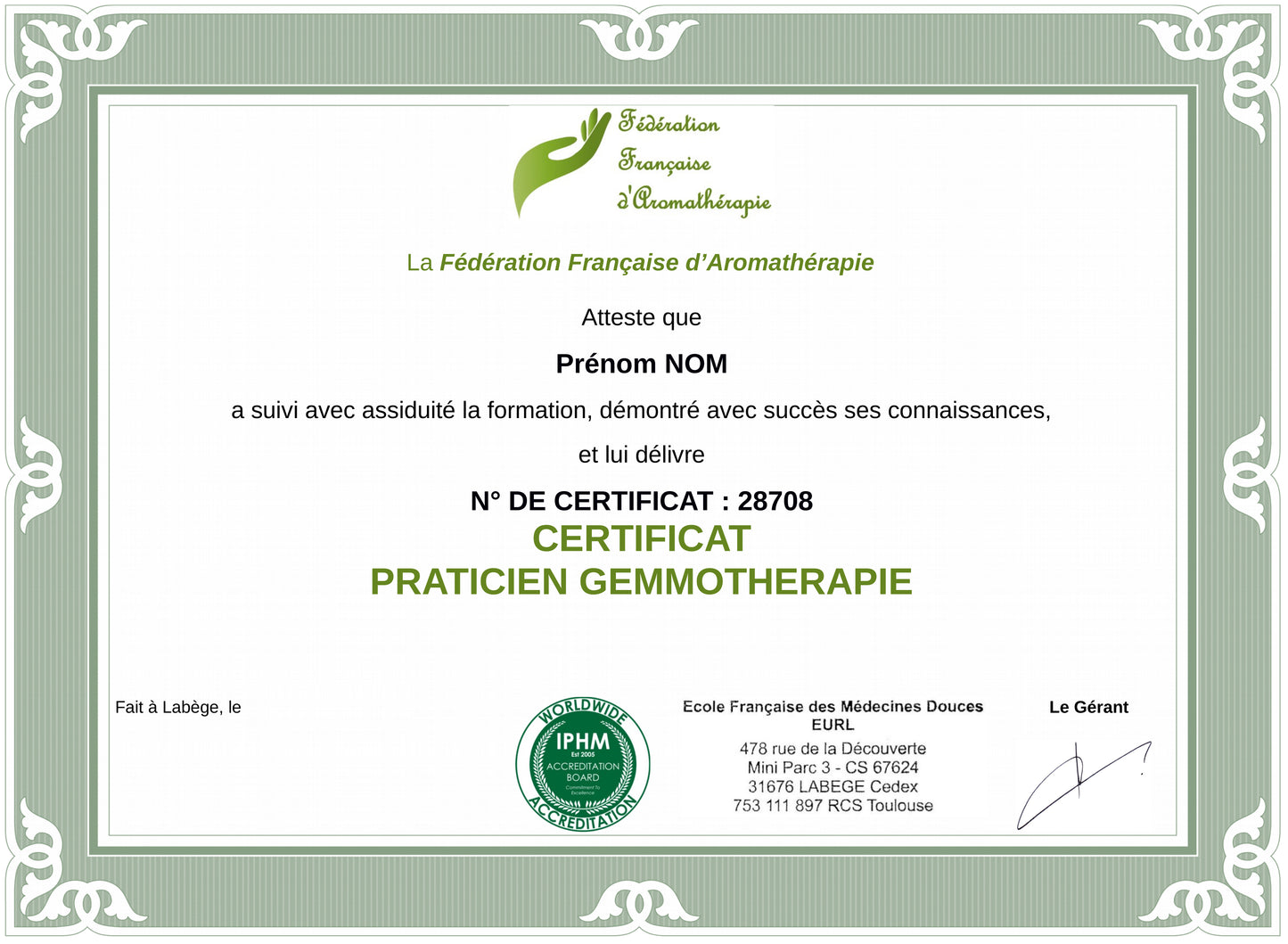 Praticien Gemmothérapie