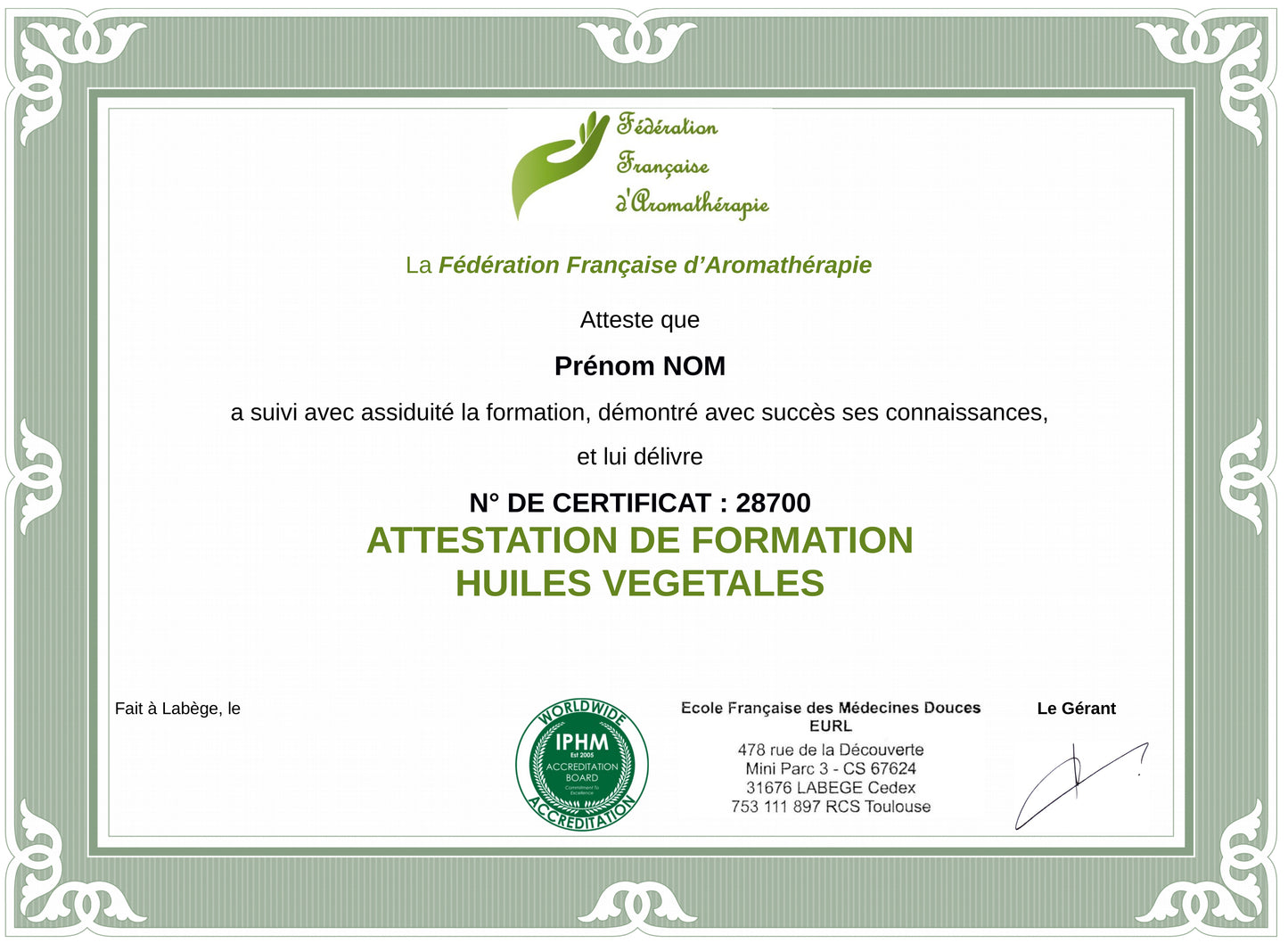 Huiles Végétales