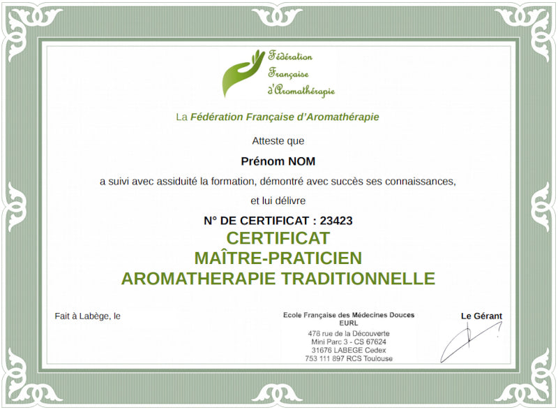 Pack E-Learning : 2 formations "Praticien + Maître-Praticien en Aromathérapie Traditionnelle"