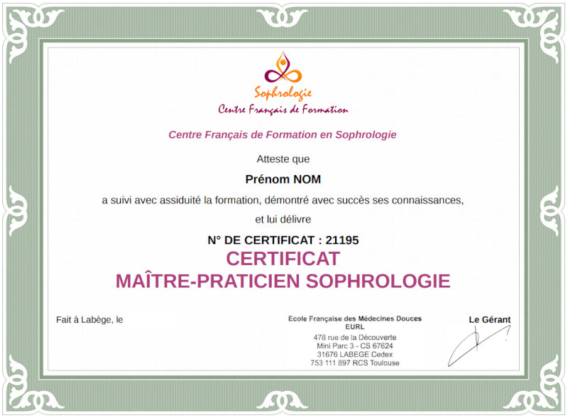 Pack E-Learning : 2 formations "Praticien + Maître-Praticien en Sophrologie"