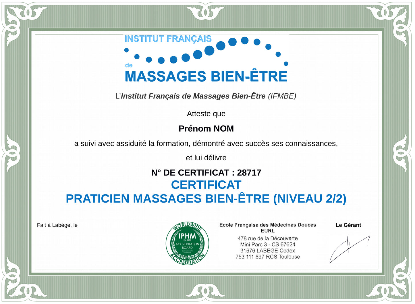Pack E-Learning : 2 formations "Praticien Niveaux 1 + 2 en Massages Bien-Être"