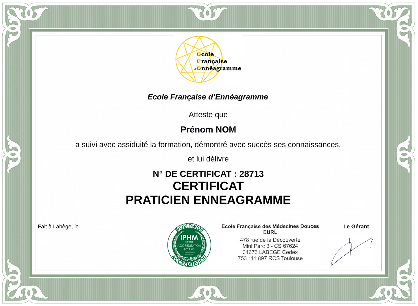 Praticien Ennéagramme